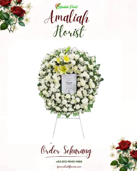 Krans Bunga Duka Pakapasan Girang